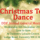 Image poster for the Christmas Tea Dance on 6th December 2017