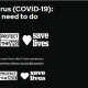 Coronavirus (COVID-19) poster on what you need to do